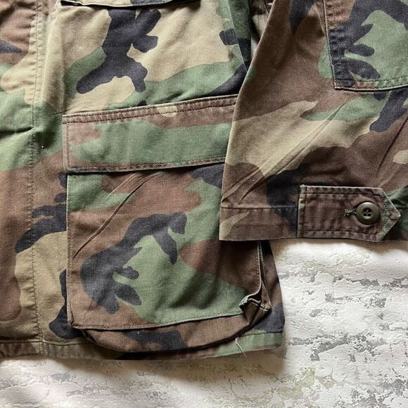 US Army issue 1990 Woodland Jacket camouflage vintage - Picture 6 of 12